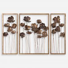 Uttermost 12785 - Uttermost Metal Tulips Wall Decor, S/3