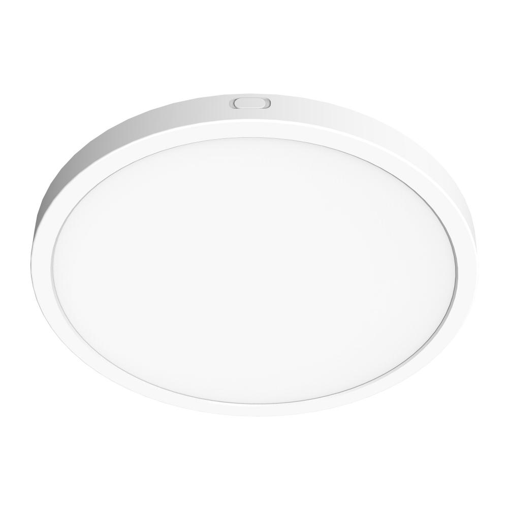 LED Flushmounts Collection 1-Light Flush Mount, White