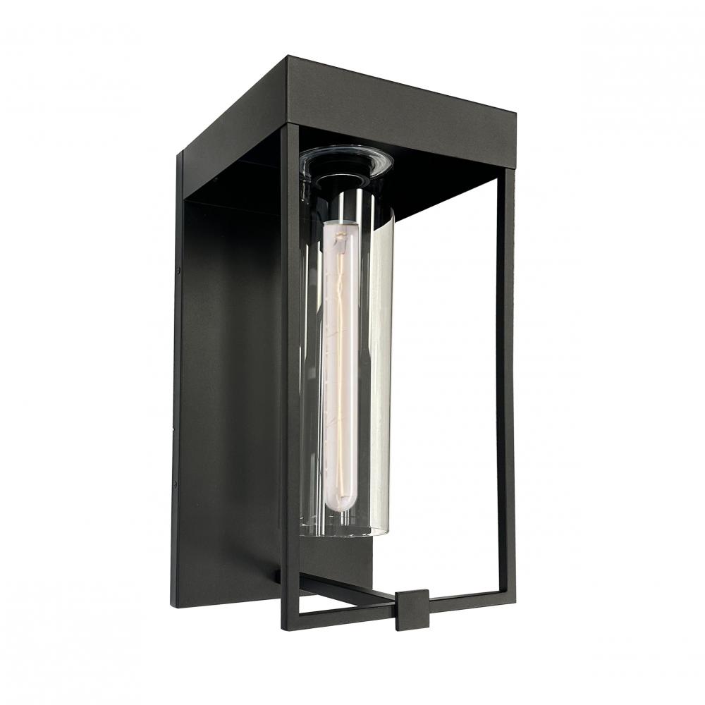 Gardenbrooke-1-Light Outdoor Wall Light-10"-Black