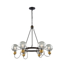 Artcraft AC11727BK - Martina 6 Light Chandelier