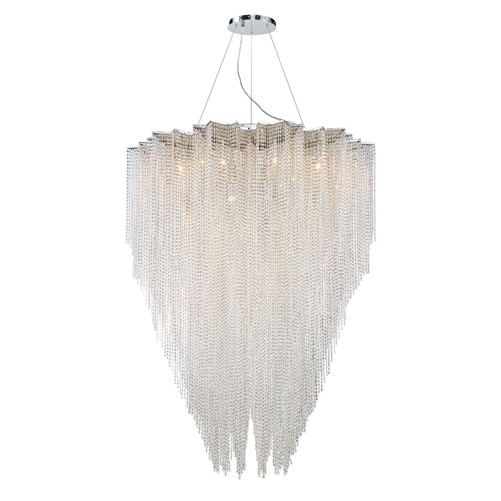 COHEN,24LT CHANDELIER,CHROME