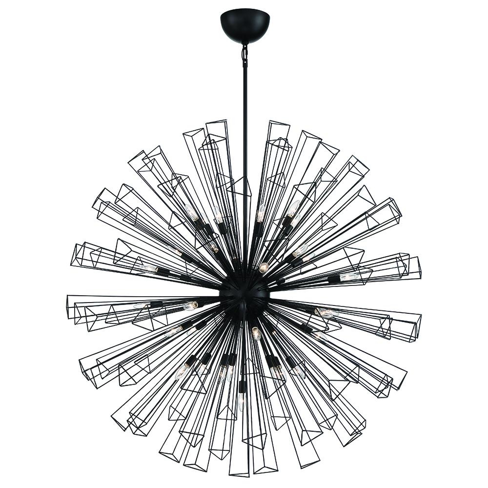 DENDELIO,35LT CHANDELIER,BLK