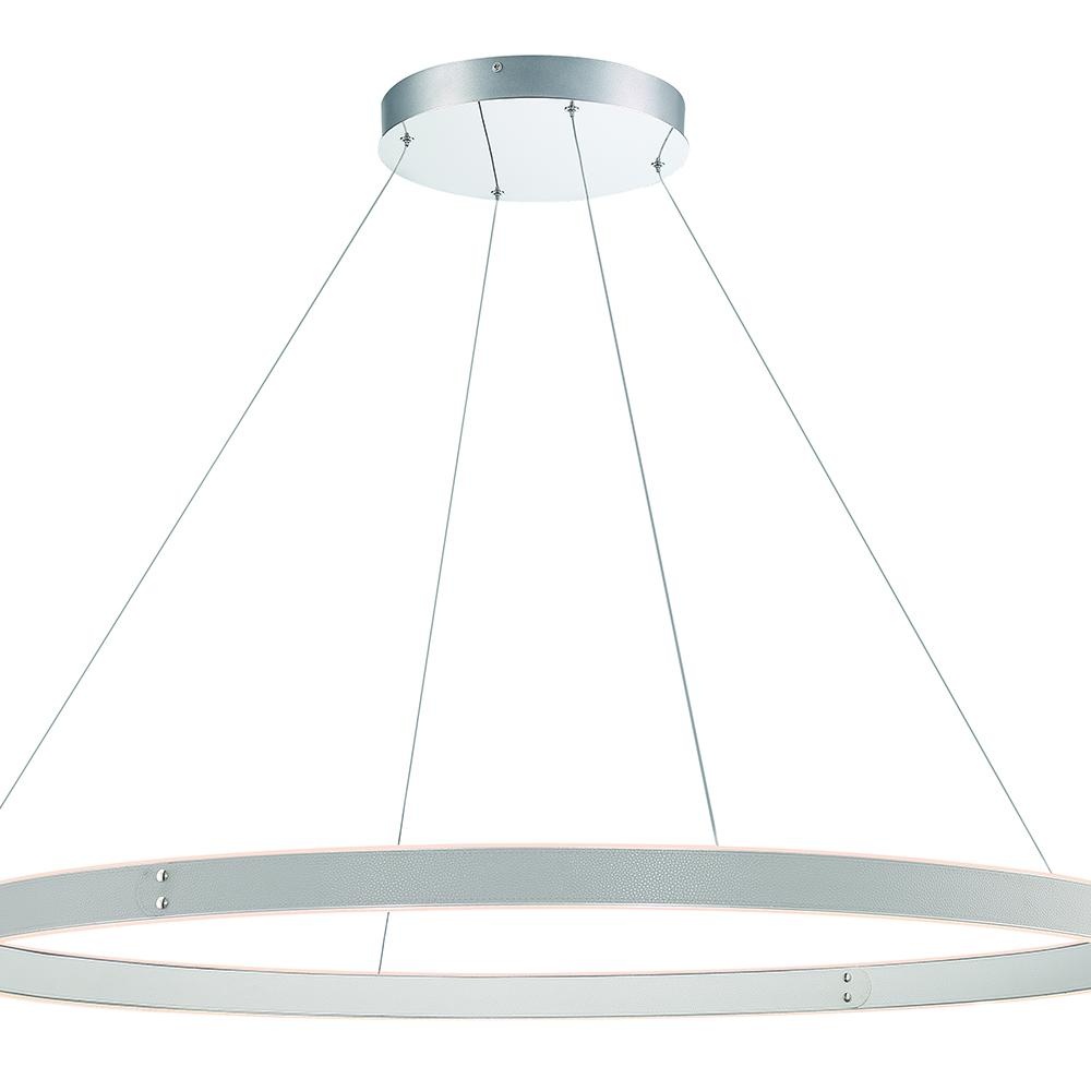 VERDURA,MED,RND,CHANDELIER,GRY