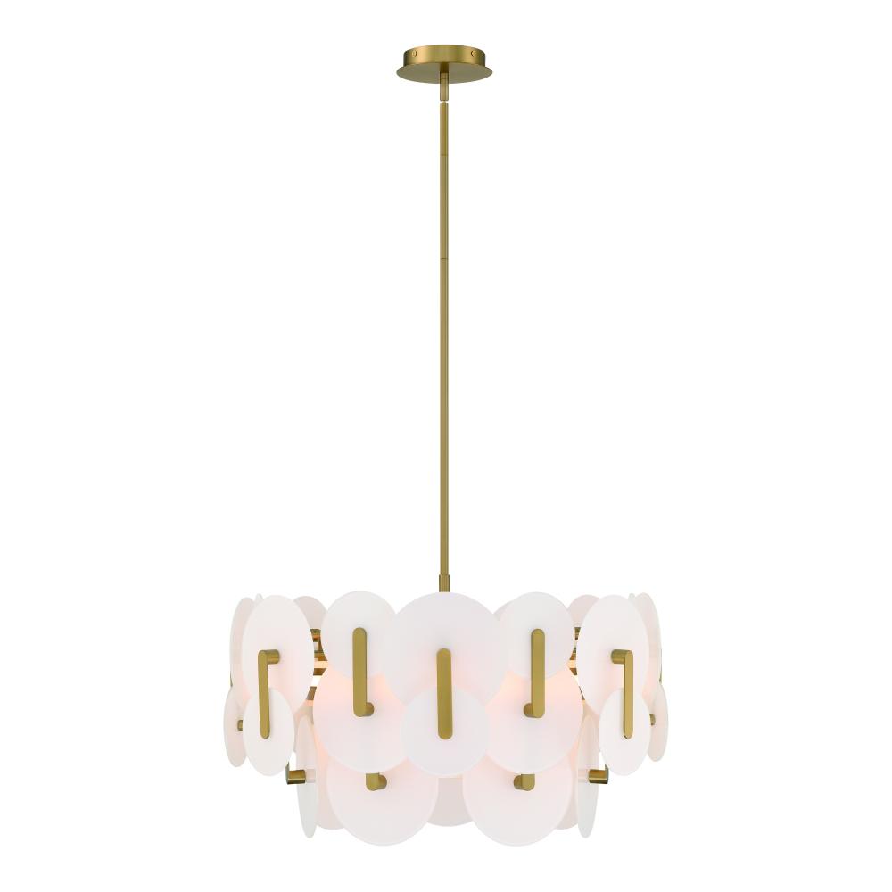 Nuvola Chandelier in Gold