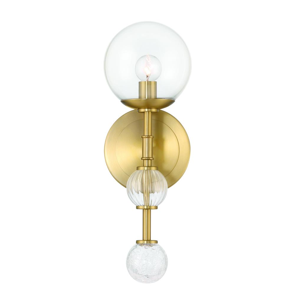 Traiton Wall Sconce in Gold