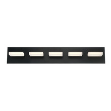 Eurofase Gold US 28022-025 - OLSON,5LT LED BATHBAR,BLACK