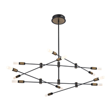 Eurofase Gold US 37051-013 - ALBANY,CHANDELIER,12LT,LED,BLK