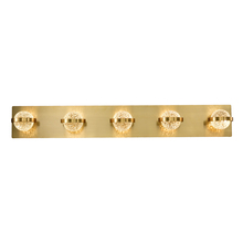 Eurofase Gold US 37071-028 - RYDER,BATHBAR,LED,5LT,BR GOLD
