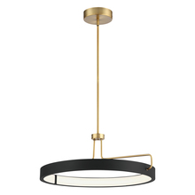 Eurofase Gold US 37082-017 - PEMBERTON,PENDANT/SEMI,LRG,BLK
