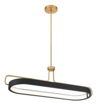 Eurofase Gold US 37931-018 - PEMBERTON,OVL,LED,PEN,BRA/BK