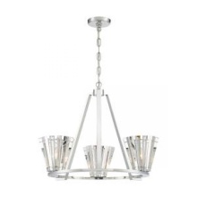 Eurofase Gold US 38865-015 - RICCA,3LT CHANDELIER,CHR