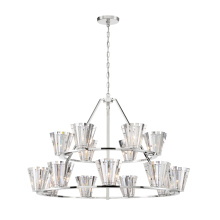 Eurofase Gold US 38869-013 - RICCA,15LT CHANDELIER,CHR