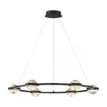 Eurofase Gold US 39308-016 - CIRCOLO, 6LT LED CHAND, BLK