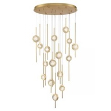 Eurofase Gold US 39465-023 - BARLETTA,16LT LED CHAND, BRA