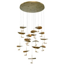 Eurofase Gold US 41907-016 - LAGATTO,16LT CHANDELIER,BRZ