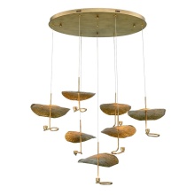 Eurofase Gold US 41909-010 - LAGATTO,7LT CHANDELIER,BRZ
