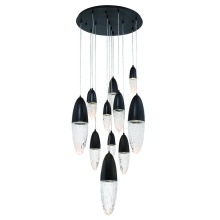 Eurofase Gold US 43859-022 - ECROU,12LT CHANDELIER,BLK