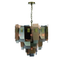 Eurofase Gold US 43875-016 - COCOLINA,10LT CHANDELIER,BRA