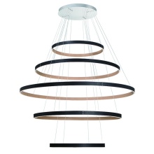 Eurofase Gold US 43901-012 - VERDURA,5 RING CHANDELIER,BLK