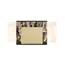 Eurofase Gold US 45345-012 - Kasha 1 Light Vanity in Black and Brass