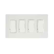 Eurofase Gold US EFSWD4 - Eurofase EFSWD4 Dimmer with White Screwless Plate and Box
