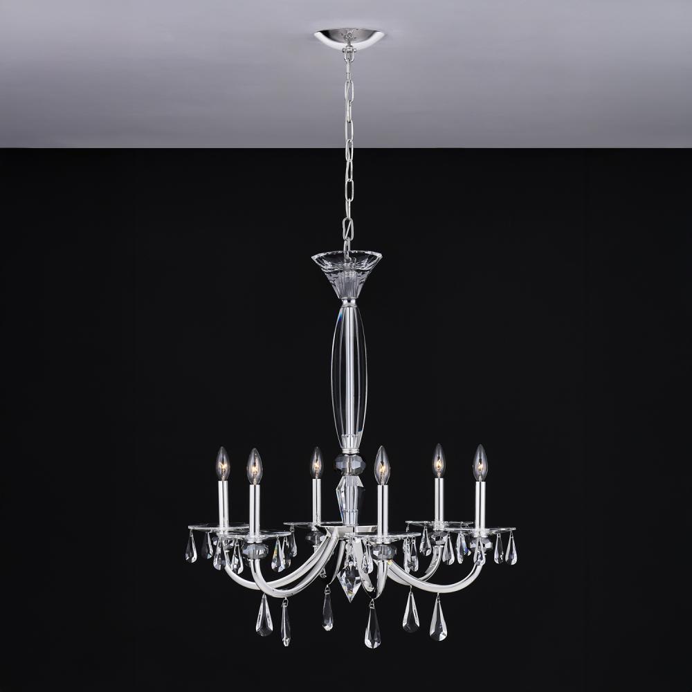 PASSO 6 LT SILVER CHANDELIER