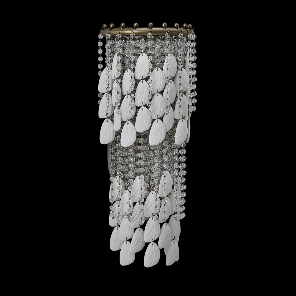 Farfalle 8.75-in 2 Light (40-watt) Brushed Champagne Gold Wall Sconce