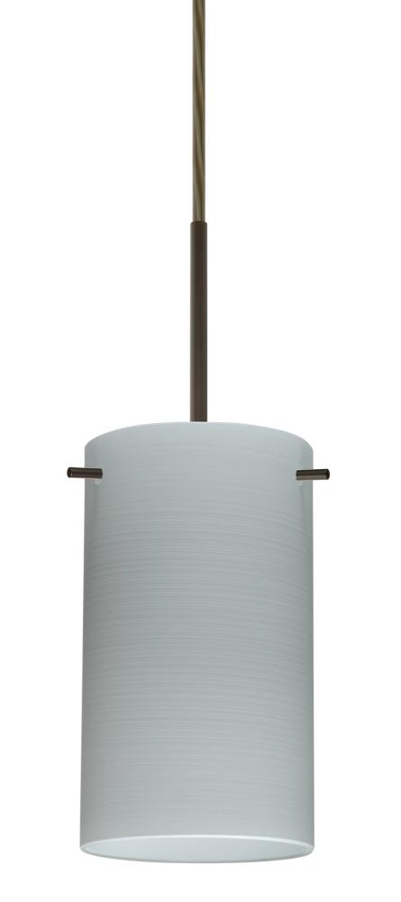 Besa Stilo 7 Pendant Bronze Chalk 1x50W Candelabra, 15Ft. Cord