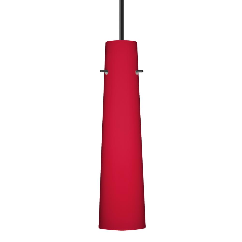 Besa Camino Pendant Black Ruby Matte 1x40W E12 base