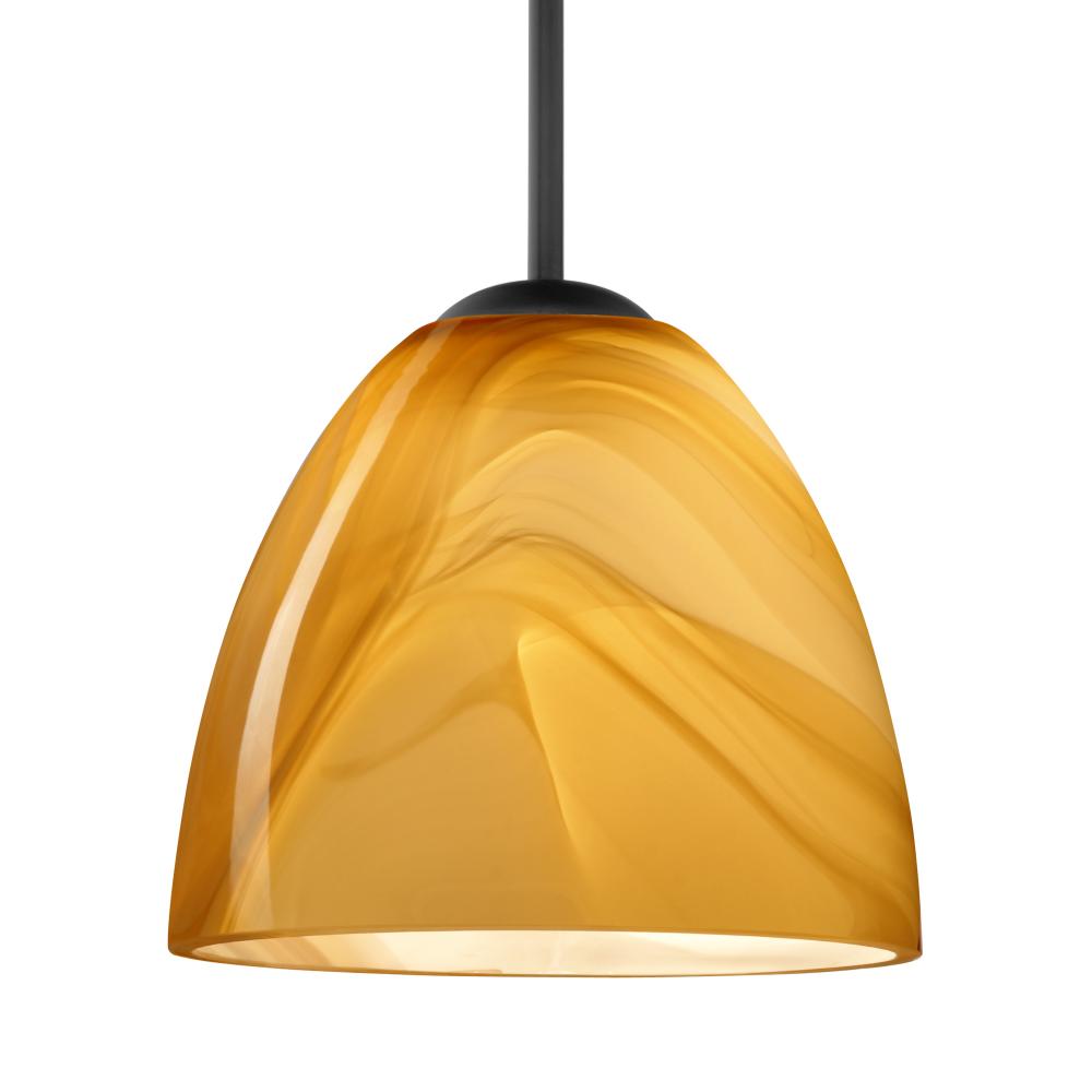 Besa Sasha Pendant Black Honey 1x50W E12 base