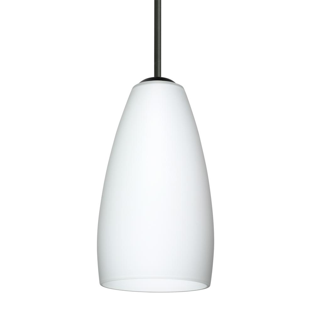Besa Chrissy Pendant Black Opal Matte 1x50W E12 base
