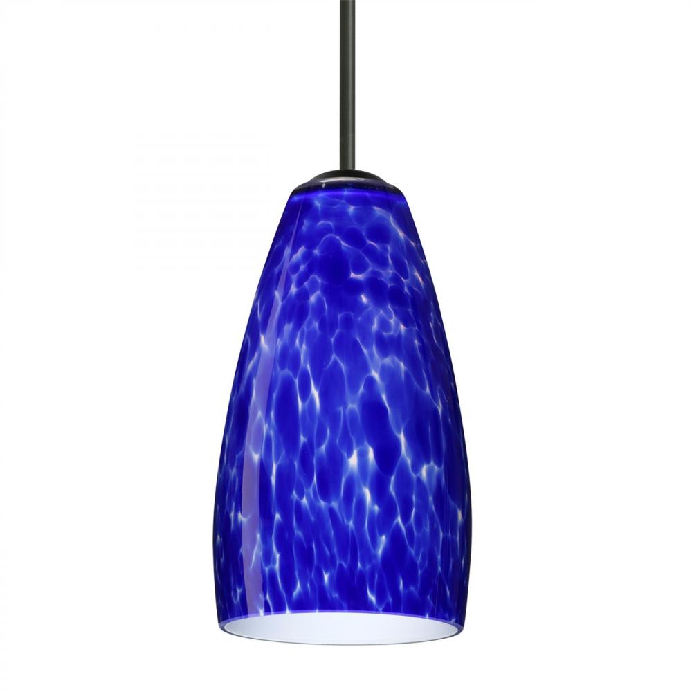Besa Chrissy Pendant Bronze Blue Cloud 1x50W E12 base