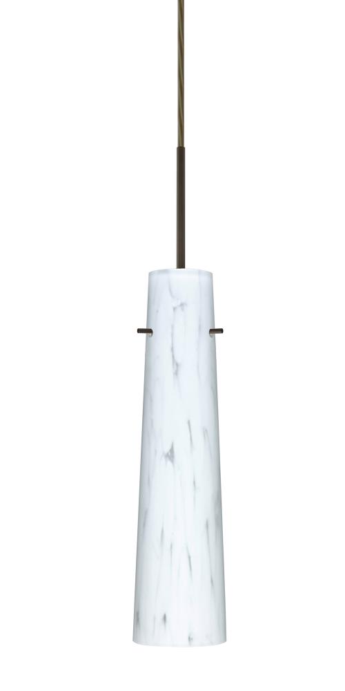 Besa Camino Pendant Bronze Carrera 1x40W E12 base, 15Ft. Cord