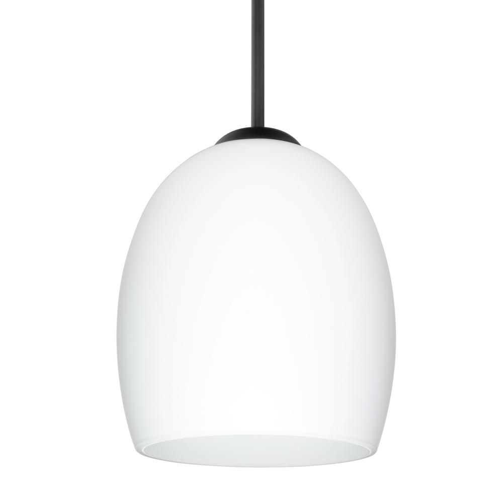 Besa Lucia Pendant Black Opal Matte 1x75W Medium Base