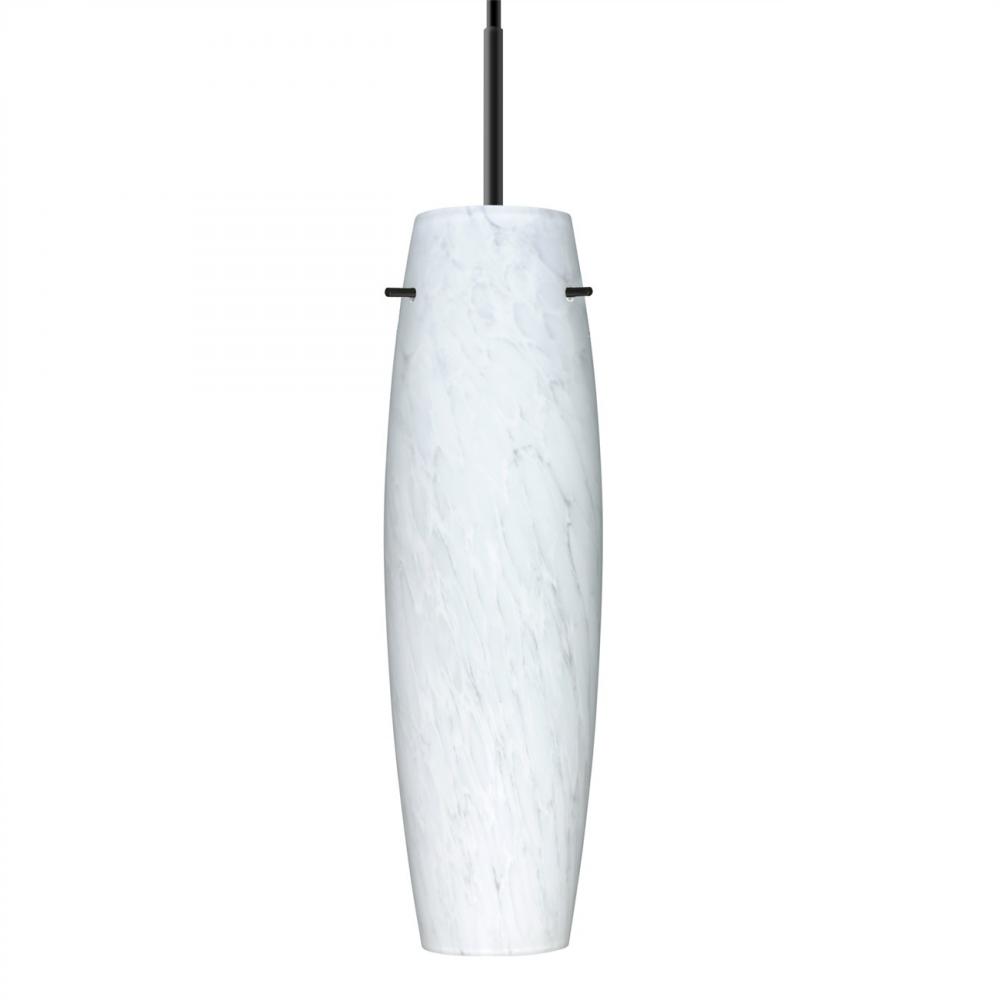 Besa Stilo 11 Pendant Black Carrera 1x40W Medium base