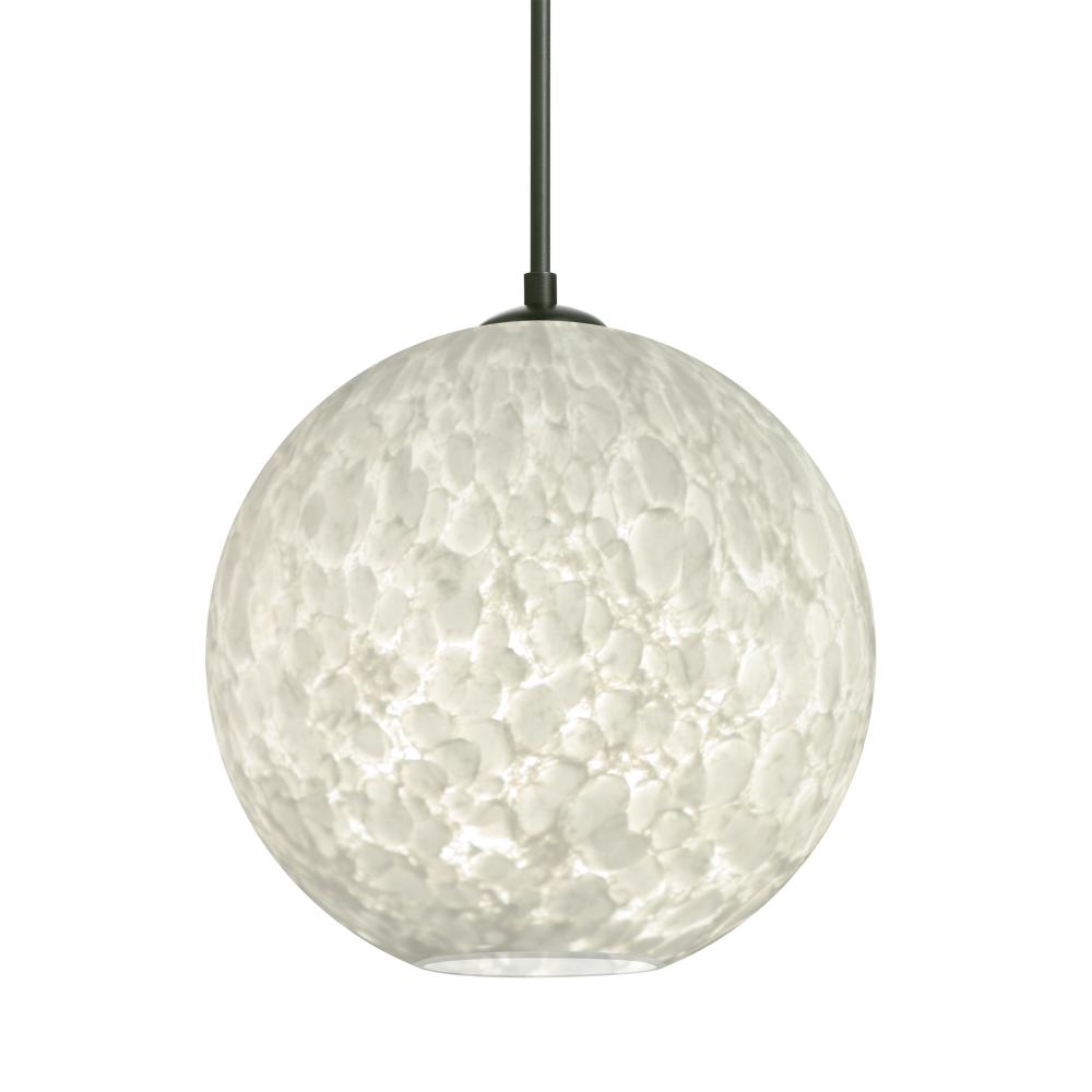 Besa Coco 8 Pendant, Carrera, Black Finish, 1x60W Medium Base