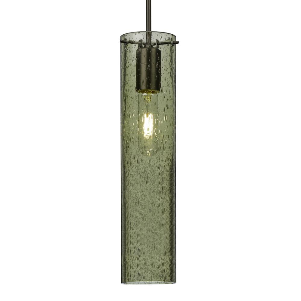Besa, Juni 16 Cord Pendant, Moss Bubble, Bronze, 1x60W Medium Base, 15Ft. Cord