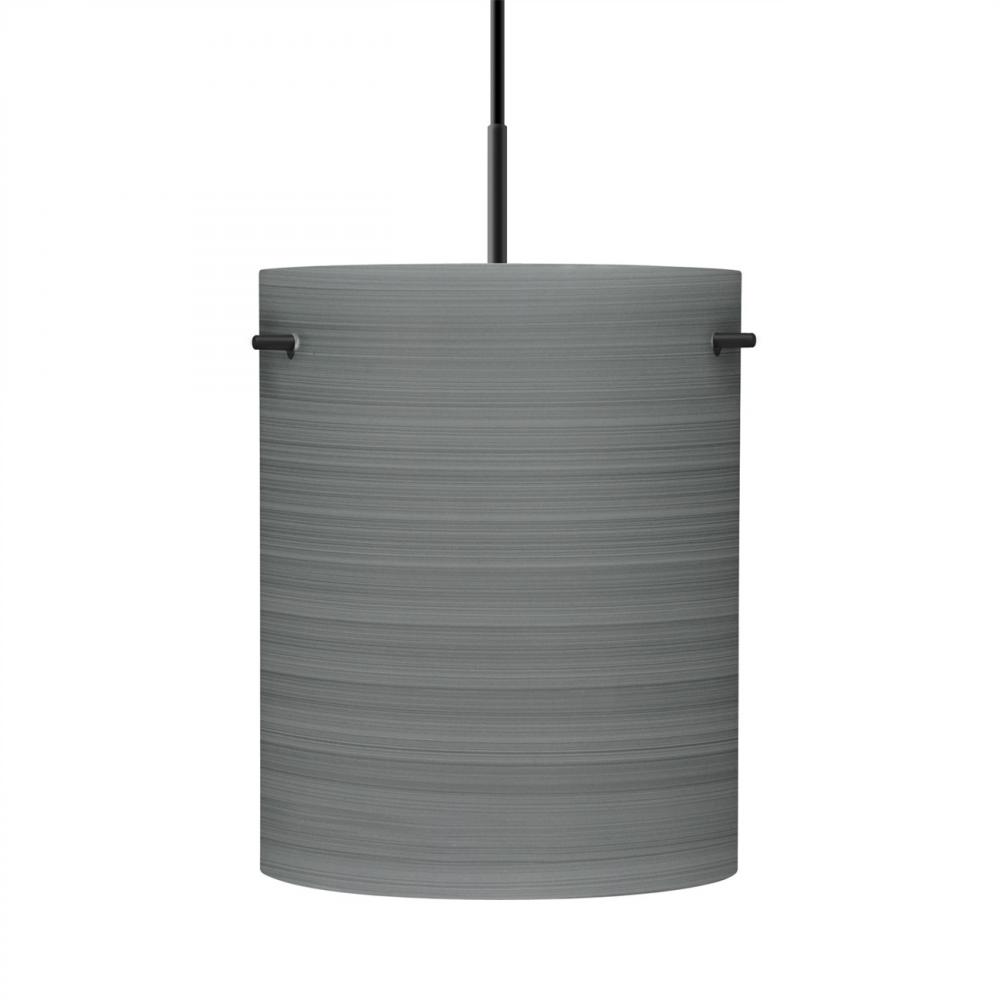 Besa Pendant Tamburo 8 Black Titan 1x100W Medium Base