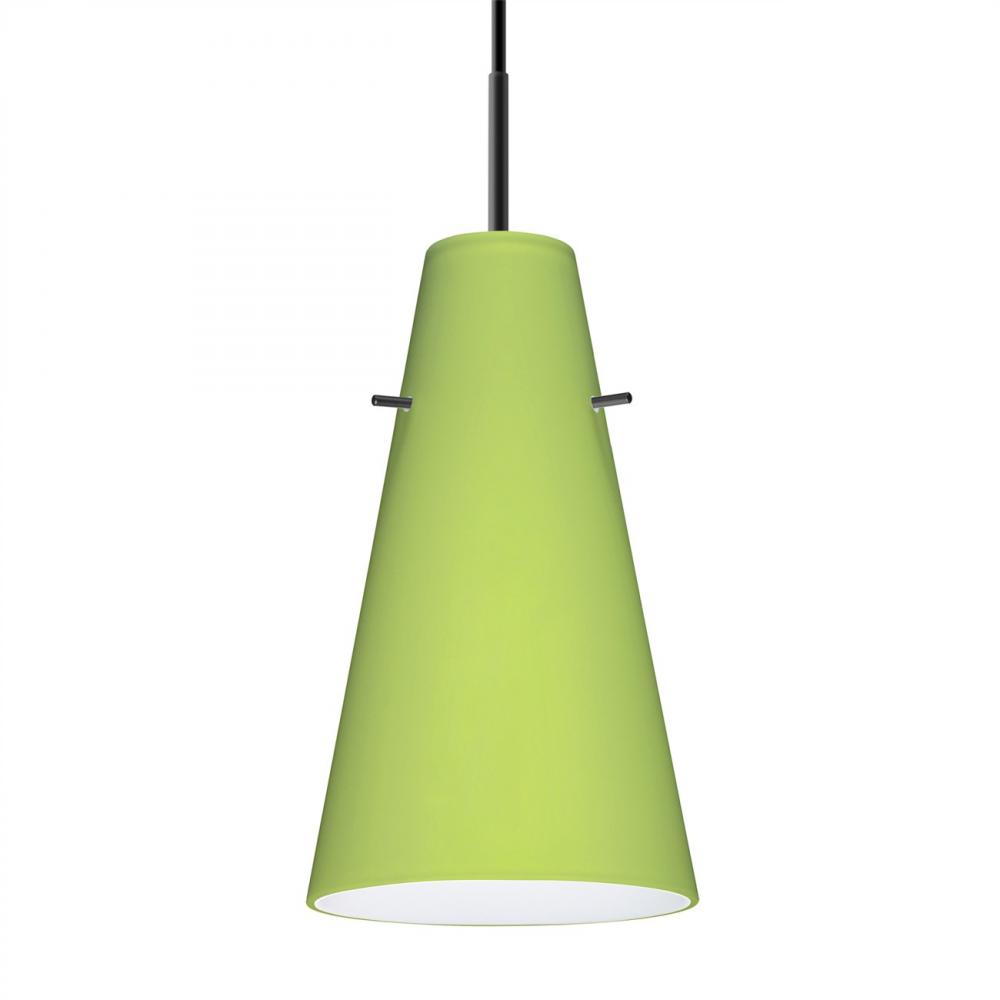 Besa Cierro Pendant Black Chartreuse 1x100W Medium Base
