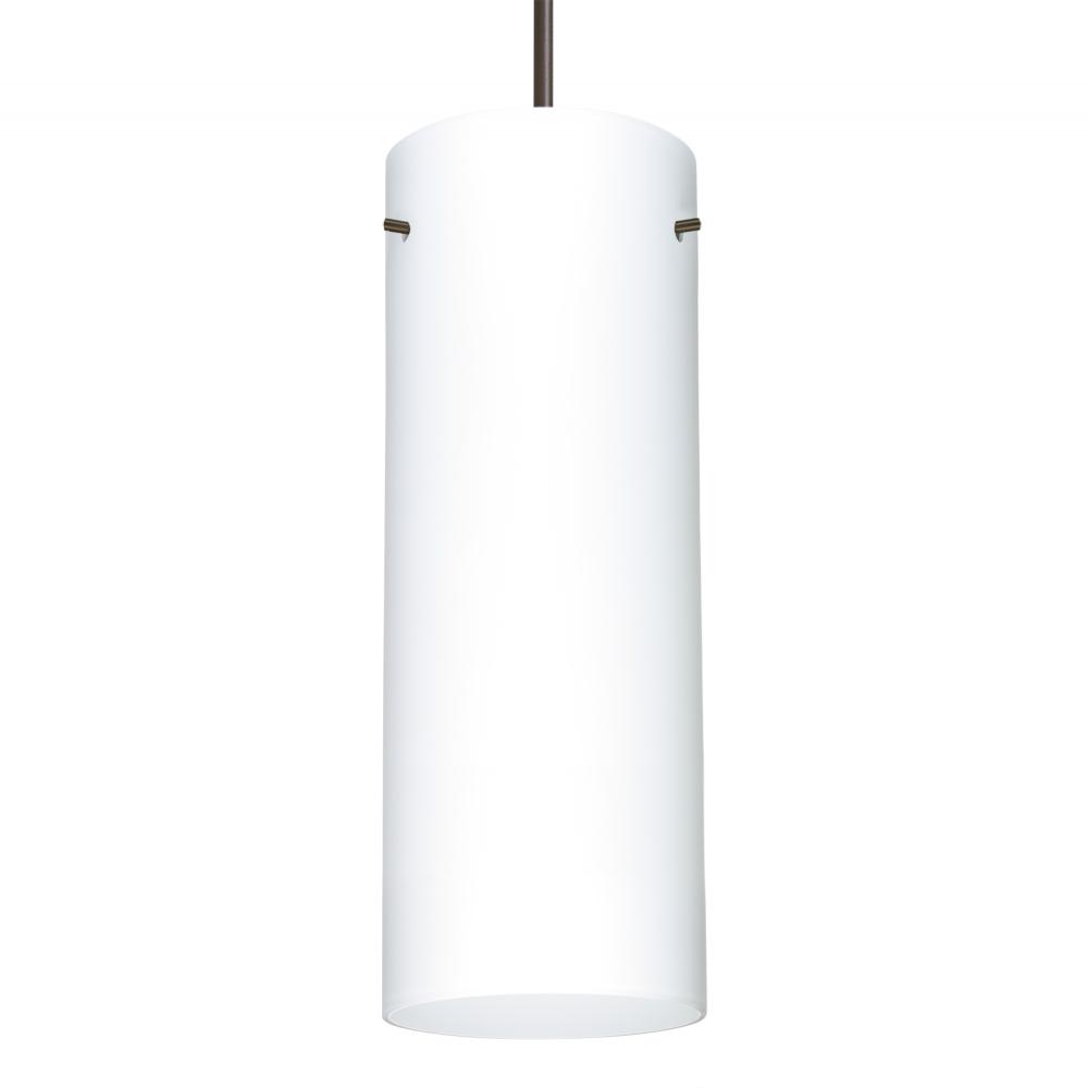 Besa Pendant Stilo 18 Bronze Opal Matte 1x150W Medium Base A21