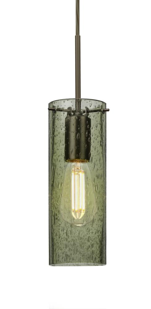 Besa, Juni 10 Cord Pendant, Moss Bubble, Bronze, 1x4W LED Filament