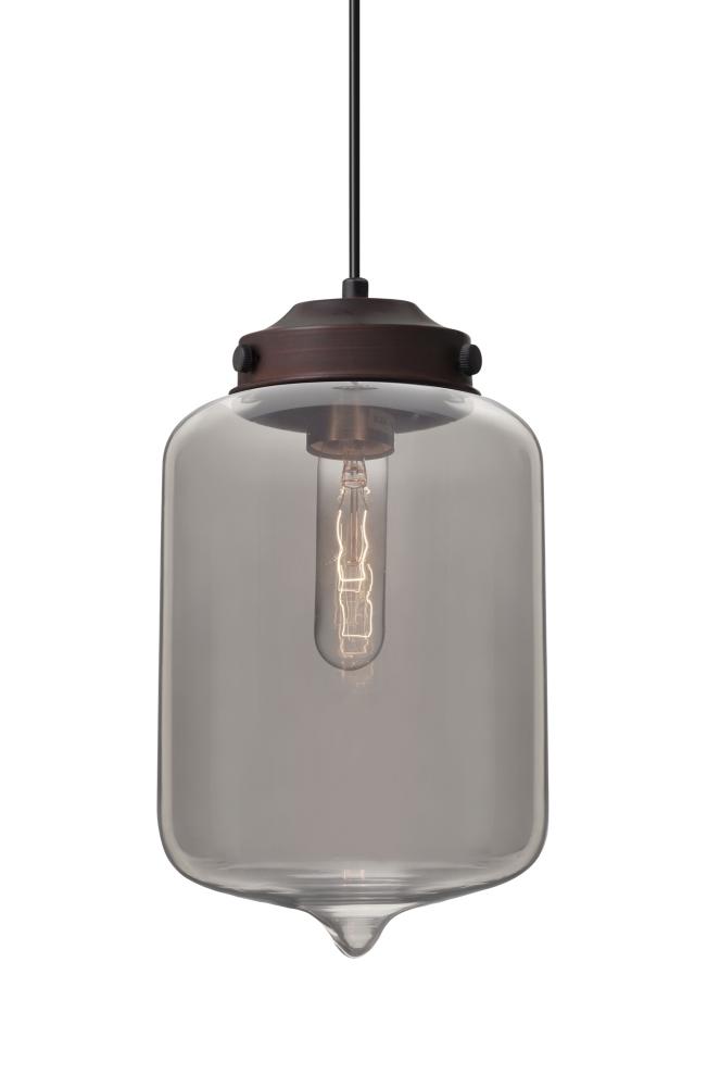 Besa Olin Pendant Bronze Smoke 1x60W Medium Base T10