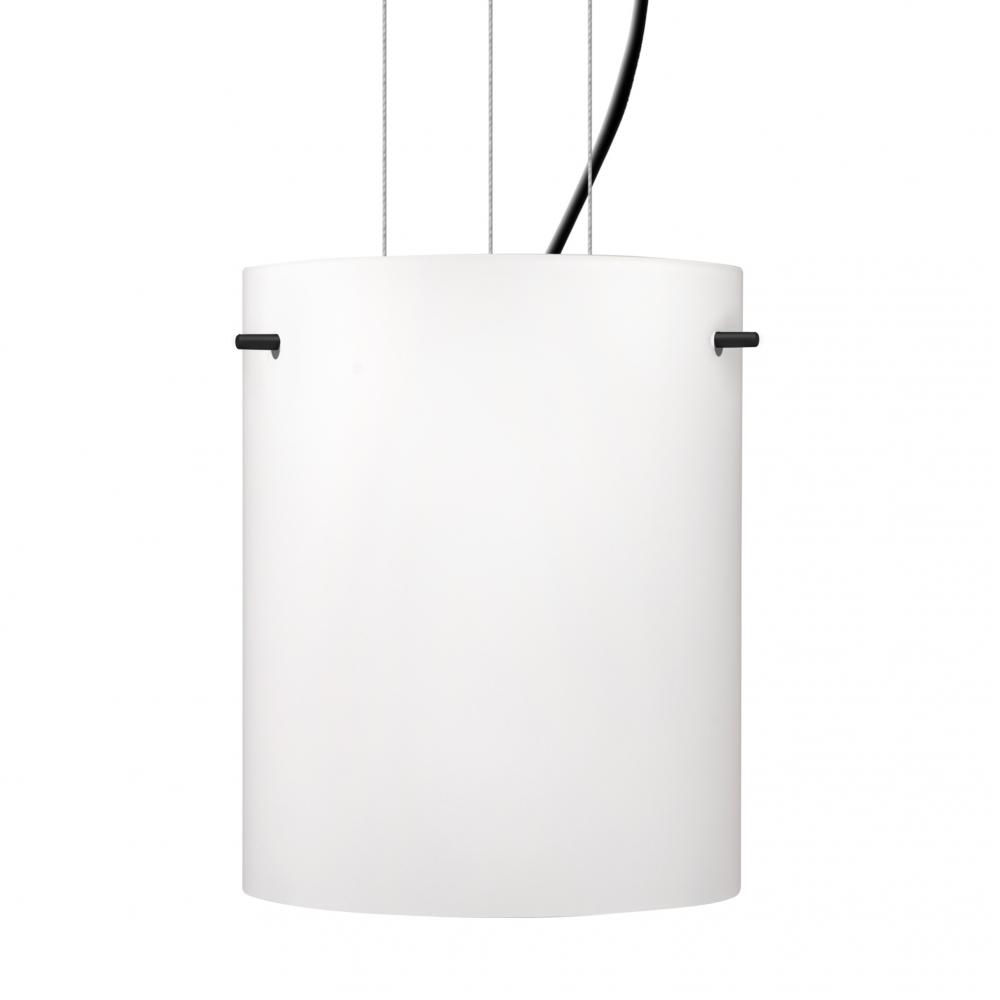 Besa Pendant Tamburo 8 Black Opal Matte 1x100W Medium Base