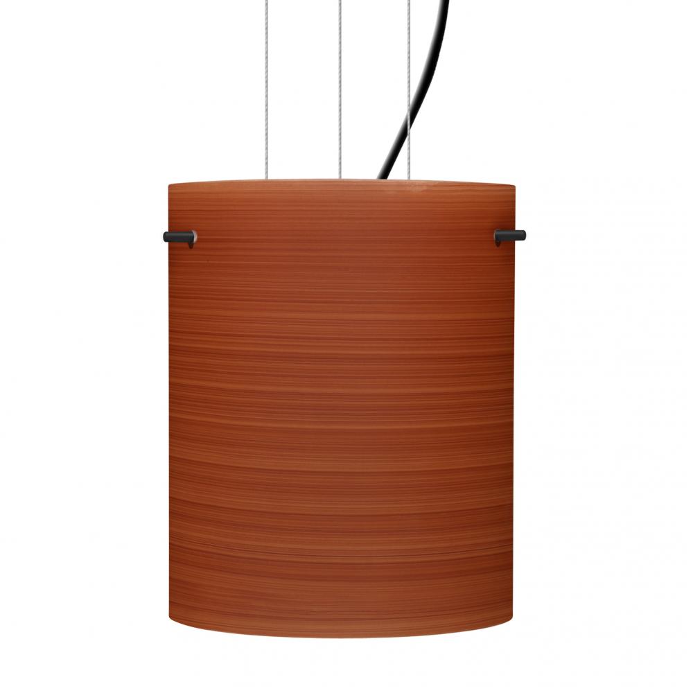 Besa Pendant Tamburo 8 Black Cherry 1x100W Medium Base