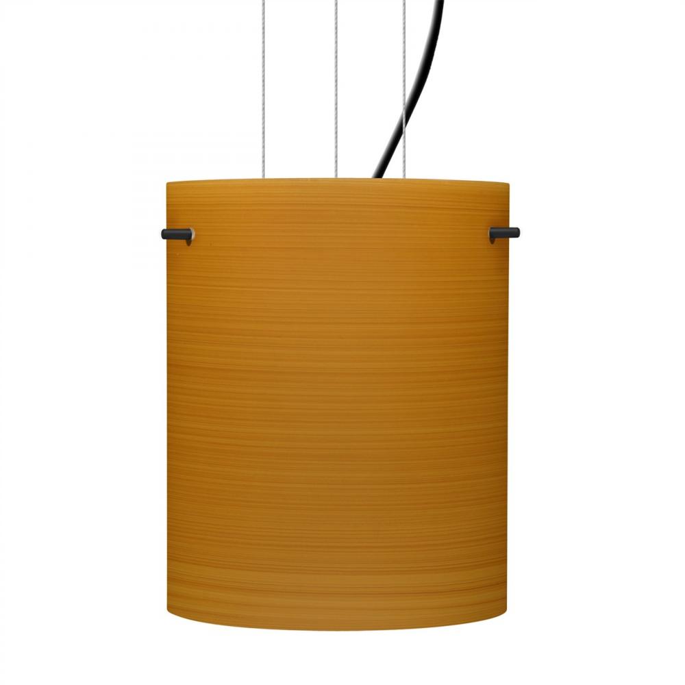 Besa Pendant Tamburo 8 Black Oak 1x100W Medium Base