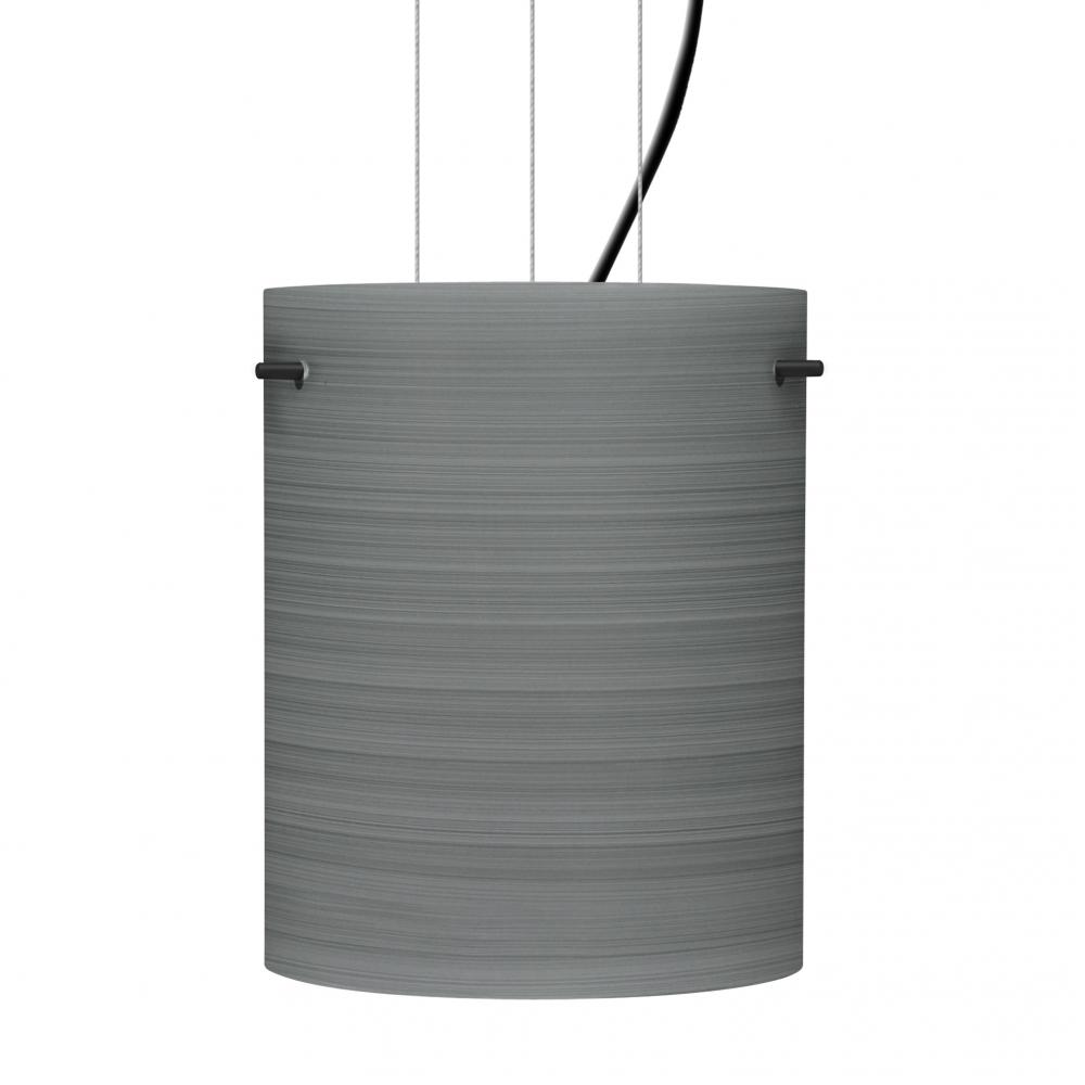 Besa Pendant Tamburo 8 Black Titan 1x100W Medium Base