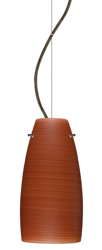 Besa Tao 10 LED Cable Pendant Cherry Bronze 1x9W LED