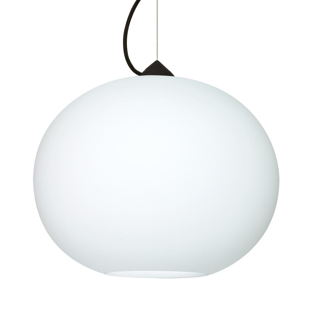 Besa Pendant Jordo Black Opal Matte 1x150W Medium Base