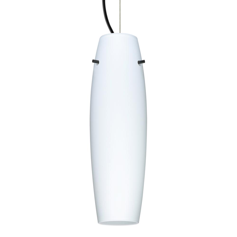 Besa Suzi 14 Pendant Opal Matte, Black, 1x100W Medium Base