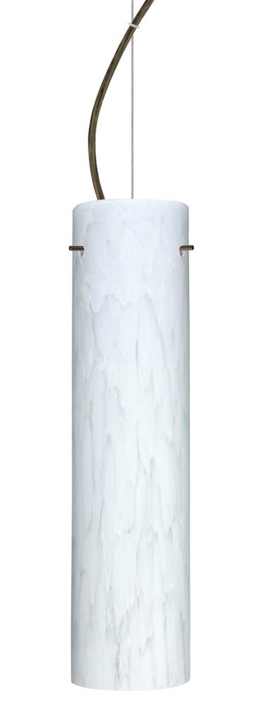 Besa Stilo 16 Pendant Carrera Bronze 1x100W Medium Base, 15Ft. Cord